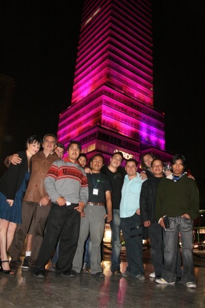 Latino Tower Illuminated